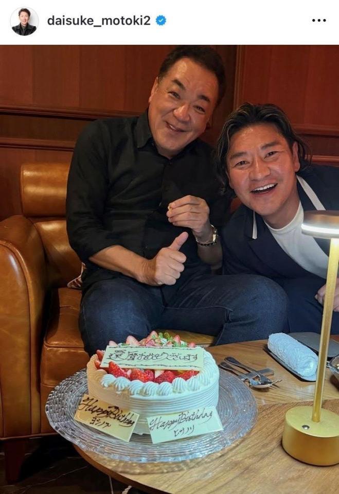 元木大介氏のインスタグラム＠ｄａｉｓｕｋｅ＿ｍｏｔｏｋｉ２から