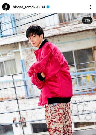 廣瀬智紀のインスタグラム＠ｈｉｒｏｓｅ＿ｔｏｍｏｋｉ．０２１４（２４年１２月３１日付）より