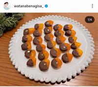 金柑のオランジェット。渡邊渚のインスタグラム＠ｗａｔａｎａｂｅｎａｇｉｓａ＿より