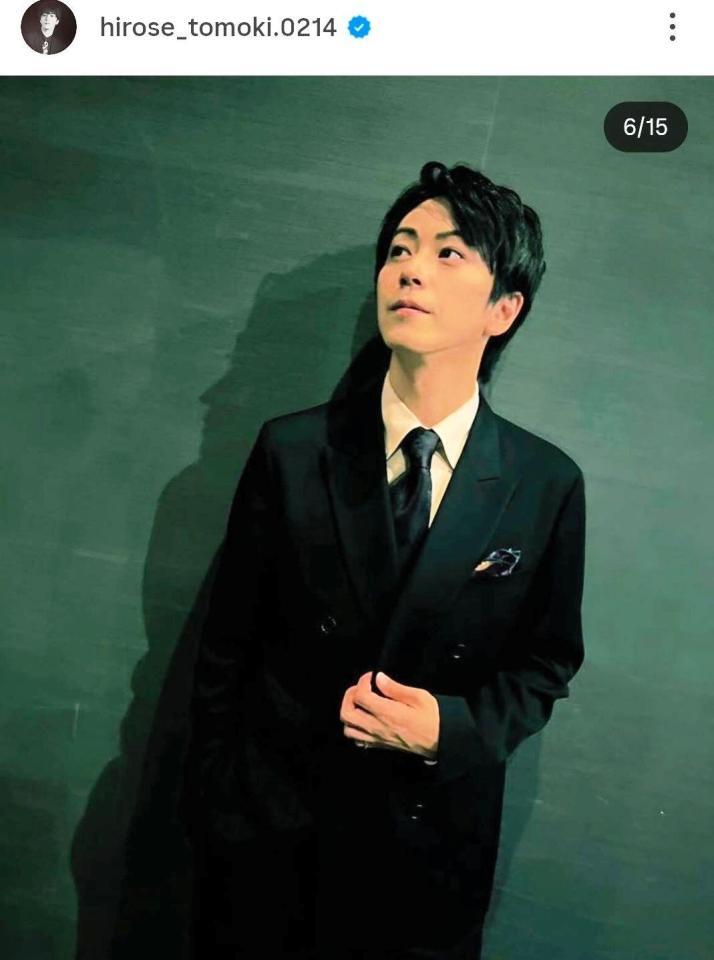 廣瀬智紀のインスタグラム＠ｈｉｒｏｓｅ＿ｔｏｍｏｋｉ．０２１４（２４年１２月３１日付）より