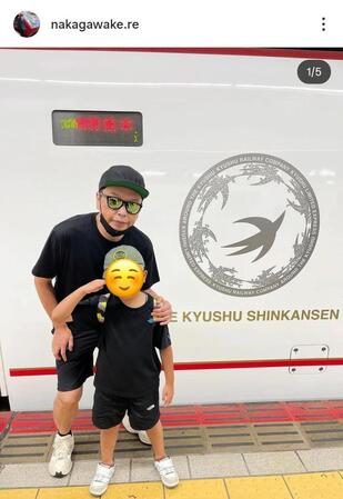 中川家・礼二のインスタグラム＠ｎａｋａｇａｗａｋｅ．ｒｅ（２５年９月１日付）より 