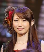 飯田圭織。２０１１年１月、ドリームモーニング娘。結成会見で