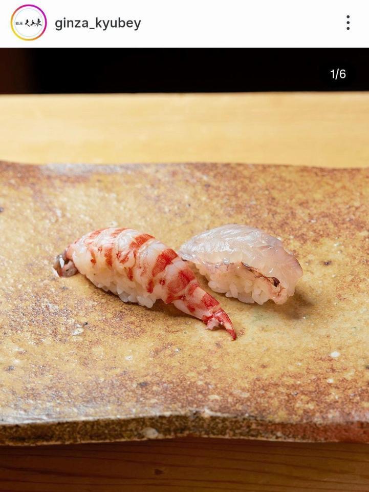 銀座久兵衛の公式インスタグラム＠ｇｉｎｚａ＿ｋｙｕｂｅｙより 