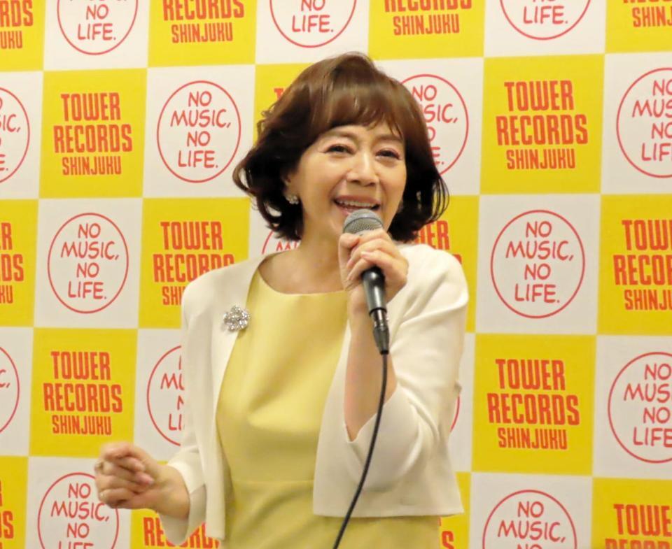 45周年ライブアルバム発売記念イベントを行った岩崎良美