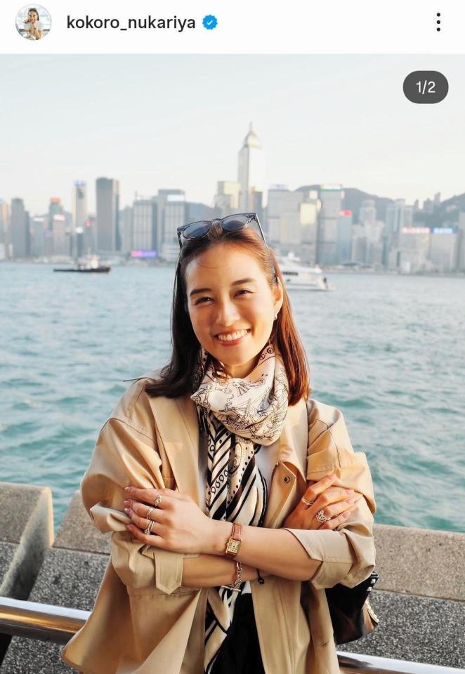 忽滑谷こころアナのインスタグラム＠ｋｏｋｏｒｏ＿ｎｕｋａｒｉｙａ（３月１６日付）より