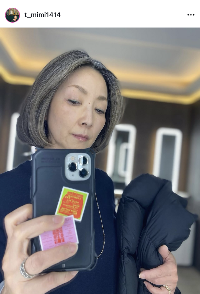 松本孝美のインスタグラム＠ｔ＿ｍｉｍｉ１４１４（３月１３日付）より