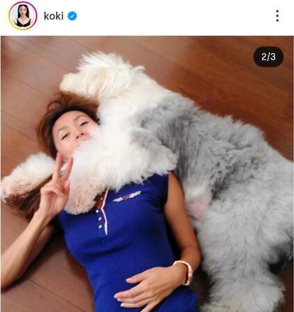 工藤静香の誕生日を祝福するＫｏｋｉ，のインスタグラム＠ｋｏｋｉより