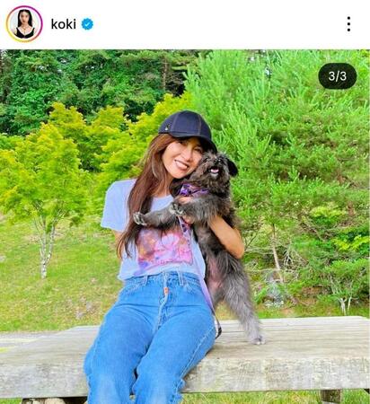 工藤静香の誕生日を祝福するＫｏｋｉ，のインスタグラム＠ｋｏｋｉより