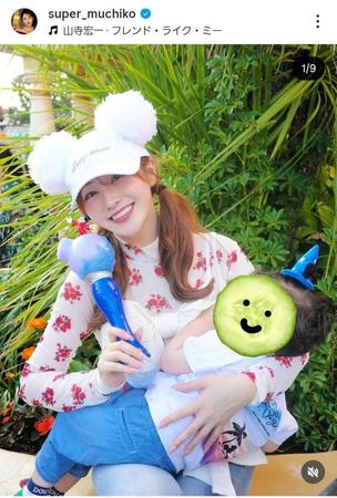 てんちむのインスタグラム＠ｓｕｐｅｒ＿ｍｕｃｈｉｋｏ（４月１１日付）より