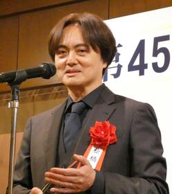 授賞式に出席した松橋真三氏