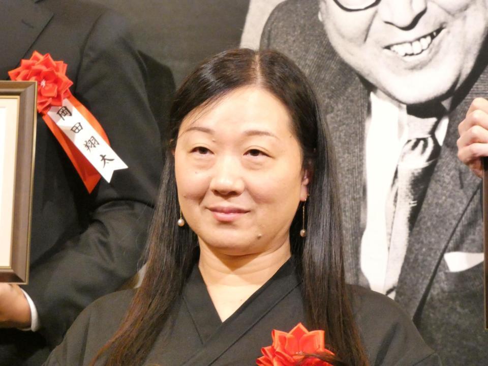 授賞式に出席した村田千恵子氏