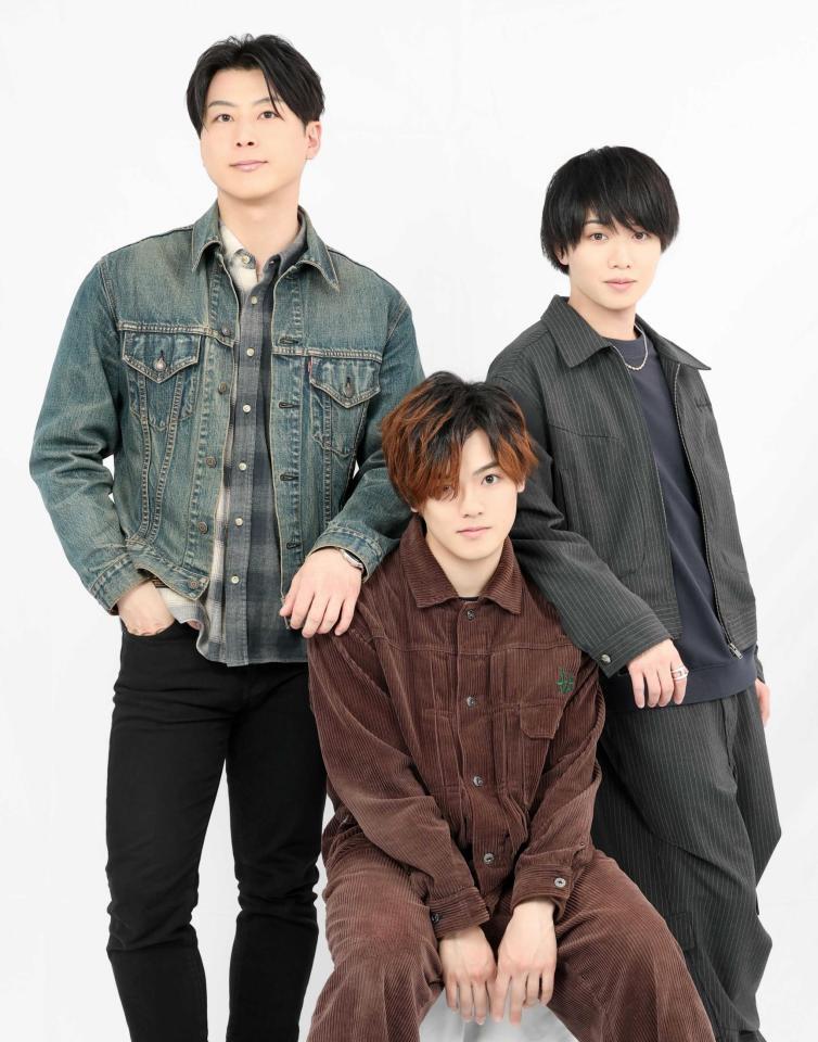 　ミュージカル「ヘタリア」への意気込みを語った長江崚行、上田悠介、植田圭輔