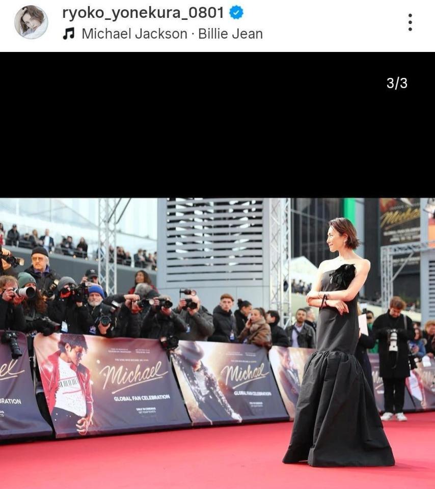 米倉涼子のインスタグラム＠ｒｙｏｋｏ＿ｙｏｎｅｋｕｒａ＿０８０１（４月１３日付）より