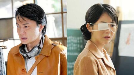 映画「ゴジラ-０．０」に出演する神木隆之介（左）と浜辺美波