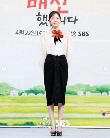 韓国放送局・ＳＢＳの公式インスタグラム＠ｓｂｓｄｒａｍａ．ｏｆｆｉｃｉａｌより　女優のチェ・ウォンビン