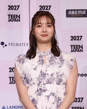 イベントに登場した新川優愛＝東京・浜離宮朝日ホール（撮影・佐々木彰尚）