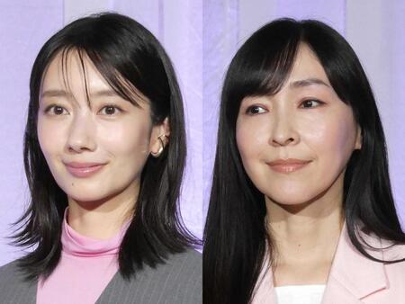 波瑠（左）と麻生久美子