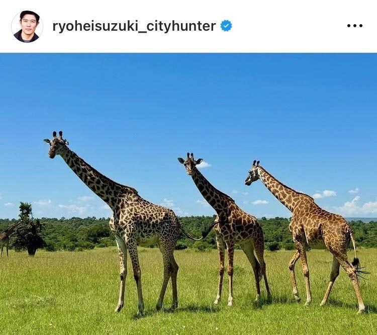 鈴木亮平のインスタグラム＠ｒｙｏｈｅｉｓｕｚｕｋｉ＿ｃｉｔｙｈｕｎｔｅｒから