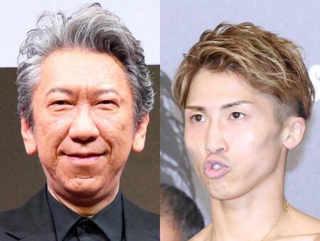 布袋寅泰（左）と井上尚弥