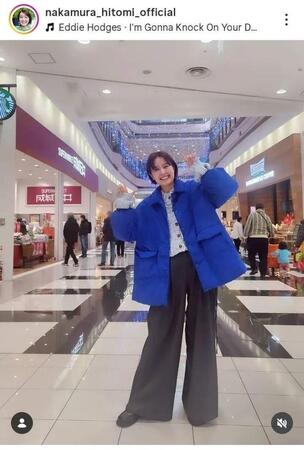 中村仁美アナウンサーのインスタグラム＠ｎａｋａｍｕｒａ＿ｈｉｔｏｍｉ＿ｏｆｆｉｃｉａｌから