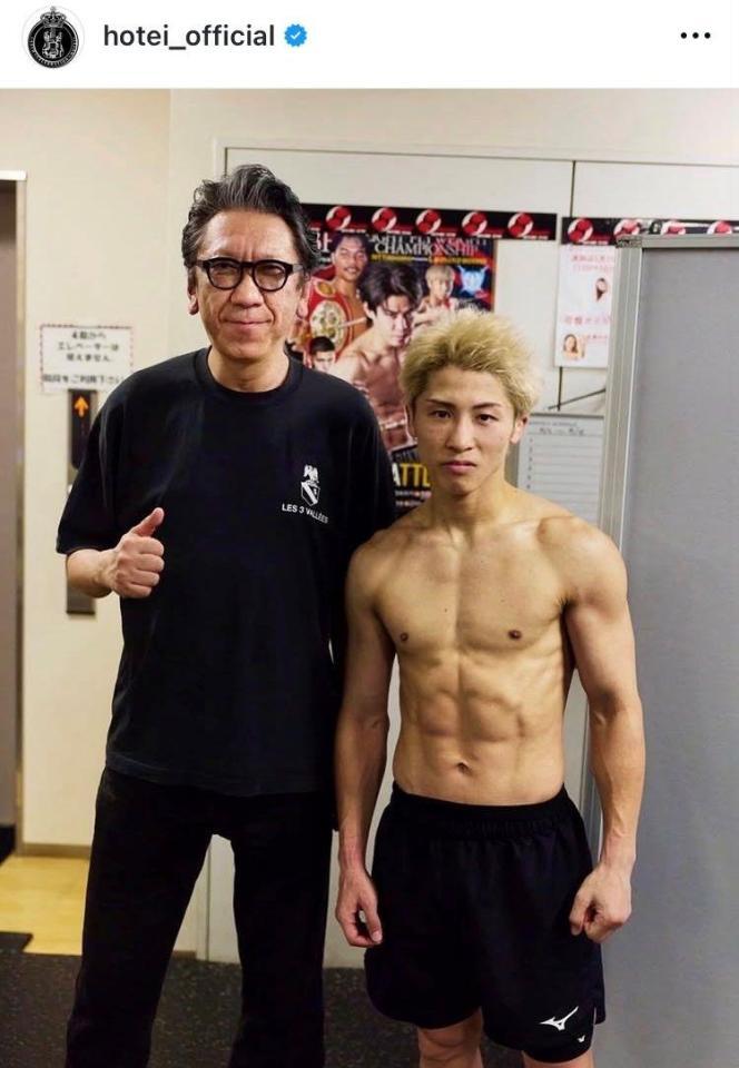 布袋寅泰インスタグラム（ｈｏｔｅｉ＿ｏｆｆｉｃｉａｌ）より