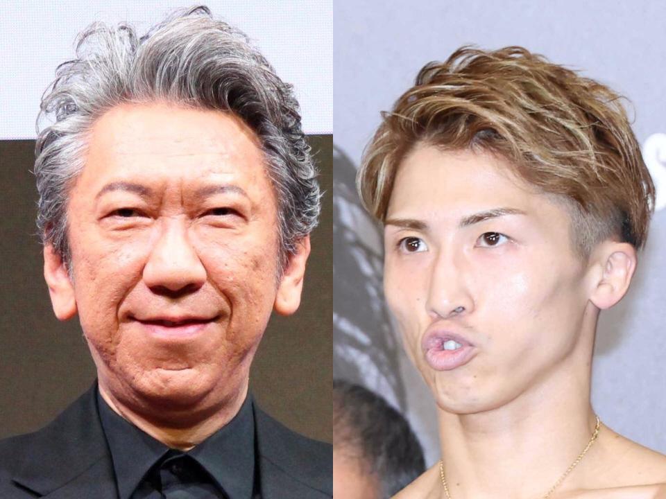 布袋寅泰（左）と井上尚弥