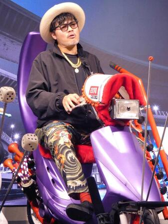 イベントに出席したバッドボーイズ・佐田正樹