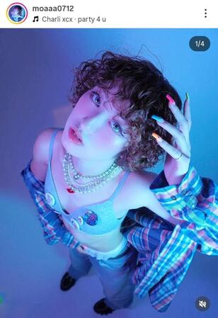 新山の娘、もあのインスタグラム＠ｍｏａａａ０７１２より 