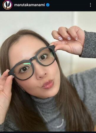丸高愛実インスタグラム（＠ｍａｒｕｔａｋａｍａｎａｍｉ）より。