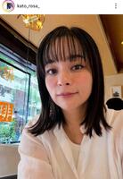 加藤ローサのインスタグラム＠ｋａｔｏ＿ｒｏｓａ＿（２５年１０月２１日付）より