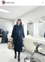 加藤ローサのインスタグラム＠ｋａｔｏ＿ｒｏｓａ＿（２４年１月４日付）より