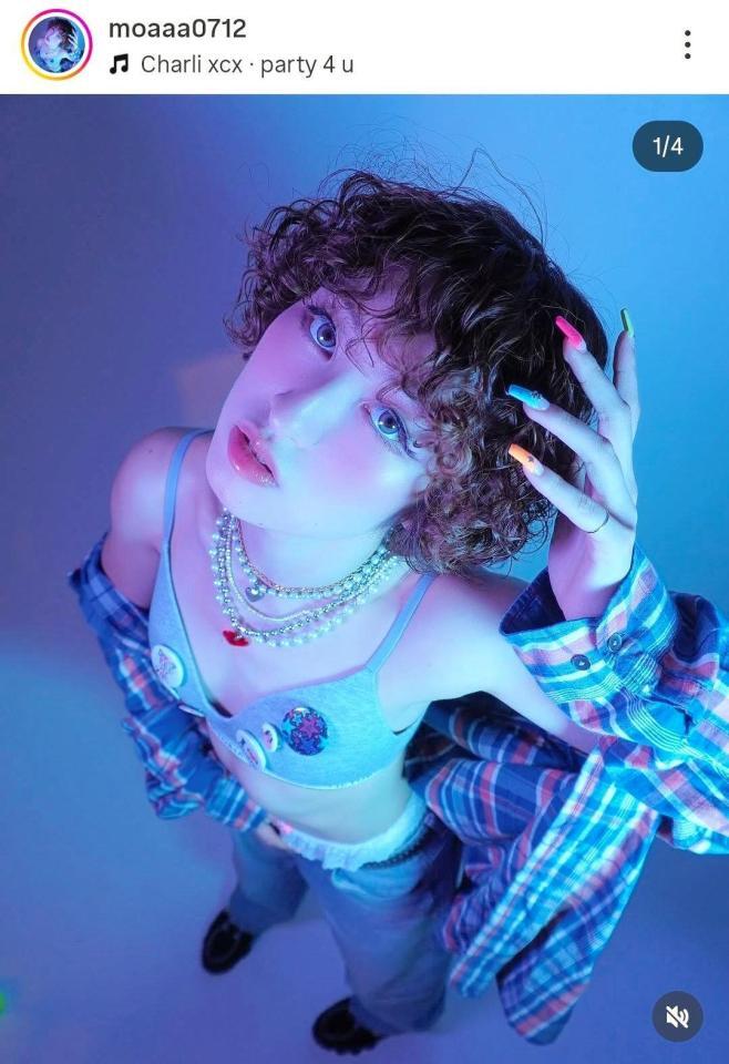 新山の娘、もあのインスタグラム＠ｍｏａａａ０７１２より 