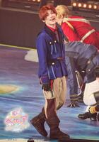 イタリア役の長江崚行（Ｃ）日丸屋秀和／集英社・ミュージカル「ヘタリアＷＣ」製作委員会　