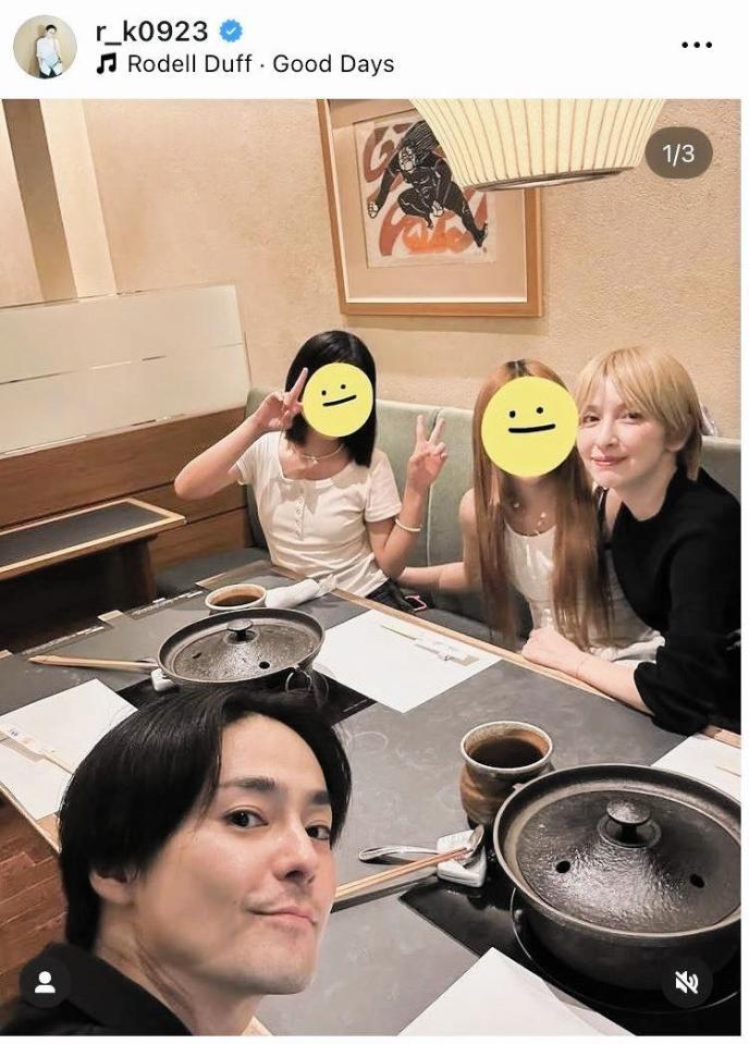 木村了のインスタグラム（ｒ＿ｋ０９２３）より