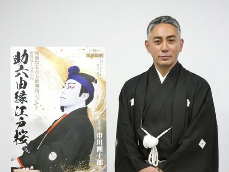 取材会を行った市川團十郎