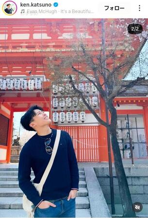 勝野健アナのインスタグラム＠ｋｅｎ．ｋａｔｓｕｎｏより