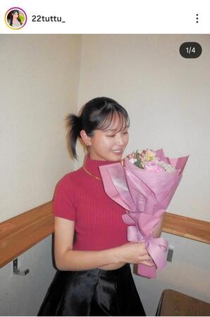 荒井つかさのインスタグラム（＠２２ｔｕｔｔｕ＿）から
