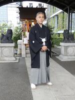 成功祈願を行った市川團十郎