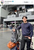 勝野健アナのインスタグラム＠ｋｅｎ．ｋａｔｓｕｎｏより