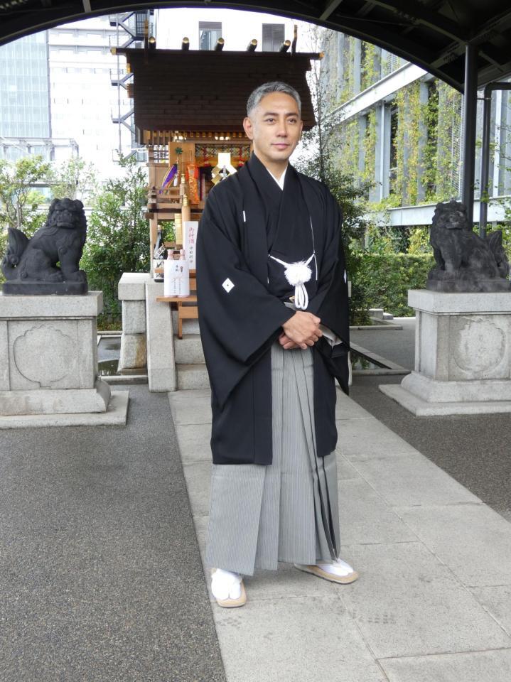 成功祈願を行った市川團十郎