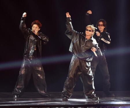 圧巻のパフォーマンスをするＮｕｍｂｅｒ＿ｉ（撮影・伊藤笙子）