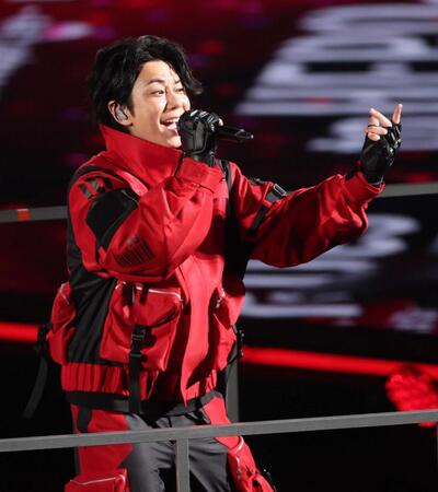 パワフルに魅せた北山宏光（撮影・伊藤笙子）