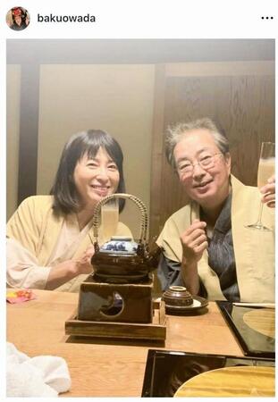 大和田獏のインスタグラム（ｂａｋｕｏｗａｄａ）より