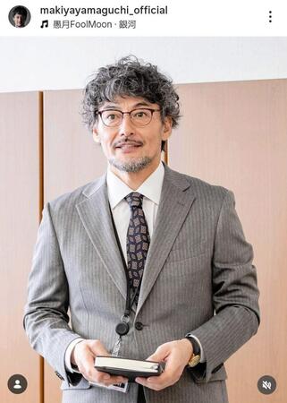 「銀河の一票」では秘書役を。山口馬木也のインスタグラム＠ｍａｋｉｙａｙａｍａｇｕｃｈｉ＿ｏｆｆｉｃｉａｌより 