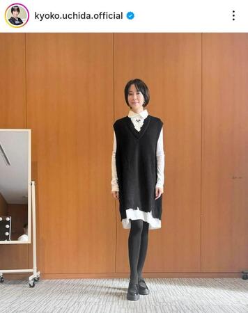 １月のゴゴスマではメゾンマルジェラを。内田恭子のインスタグラム＠ｋｙｏｋｏ．ｕｃｈｉｄａ．ｏｆｆｉｃｉａｌ（１月２２日付）より