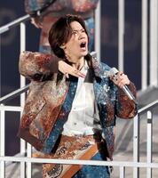 会場を沸かせた神宮寺勇太（撮影・伊藤笙子）