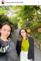 滝沢カレンのインスタグラム＠ｔａｋｉｚａｗａｋａｒｅｎｏｆｆｉｃｉａｌ（４月２２日付）より 