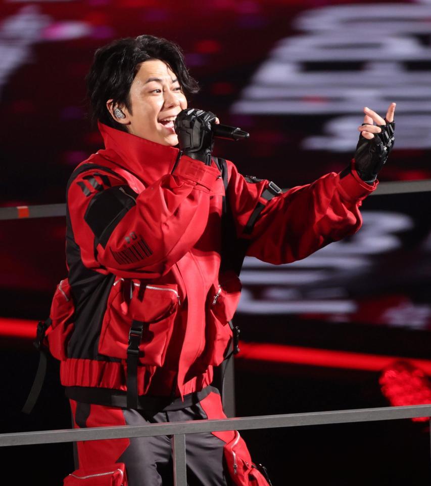 パワフルに魅せた北山宏光（撮影・伊藤笙子）