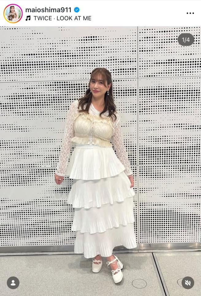 大島麻衣のインスタグラム＠ｍａｉｏｓｈｉｍａ９１１から