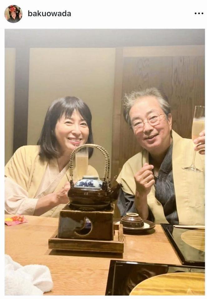 大和田獏のインスタグラム（ｂａｋｕｏｗａｄａ）より